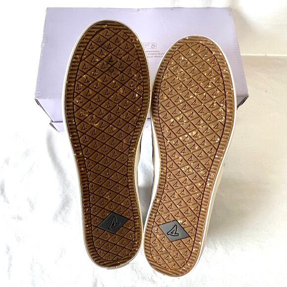 New Sperry Women's Grey Crest Twin Gore Seacycled Slip On Sneakers, Size 10 - Picture 9 of 14